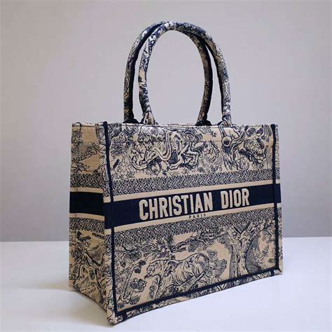 dior book tote small